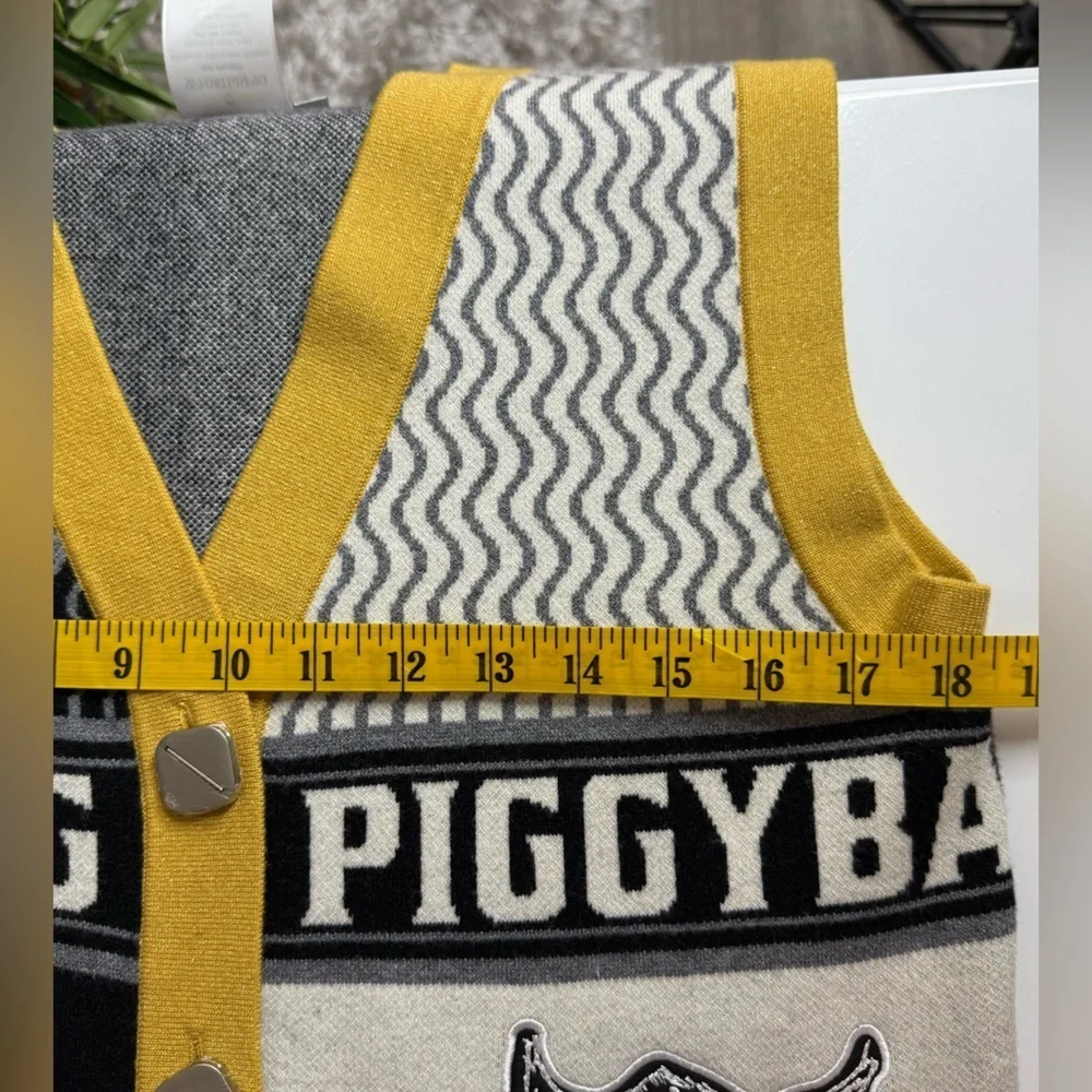 NEW Whistlepig Ugly Pigmas V-Neck Sweater Vest Men’s Sz Medium